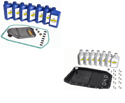 RénoParts : Vente de kit de vidange complet (huile, filtre, outillage) pour boîte de vitesses automatique, toutes marques